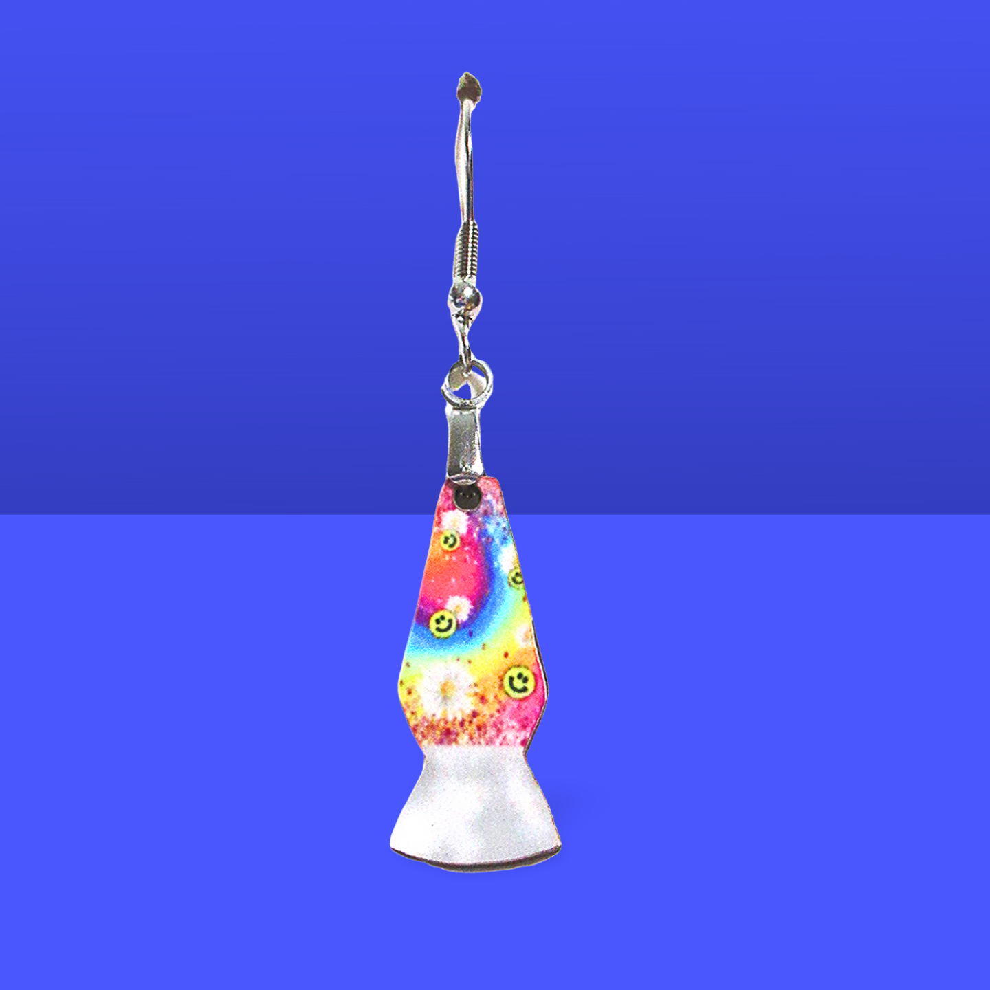 Lava Lamp Shaped Sublimented Earring