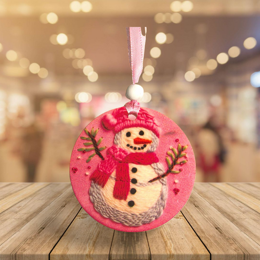 Round Shaped Sublimated Ornament