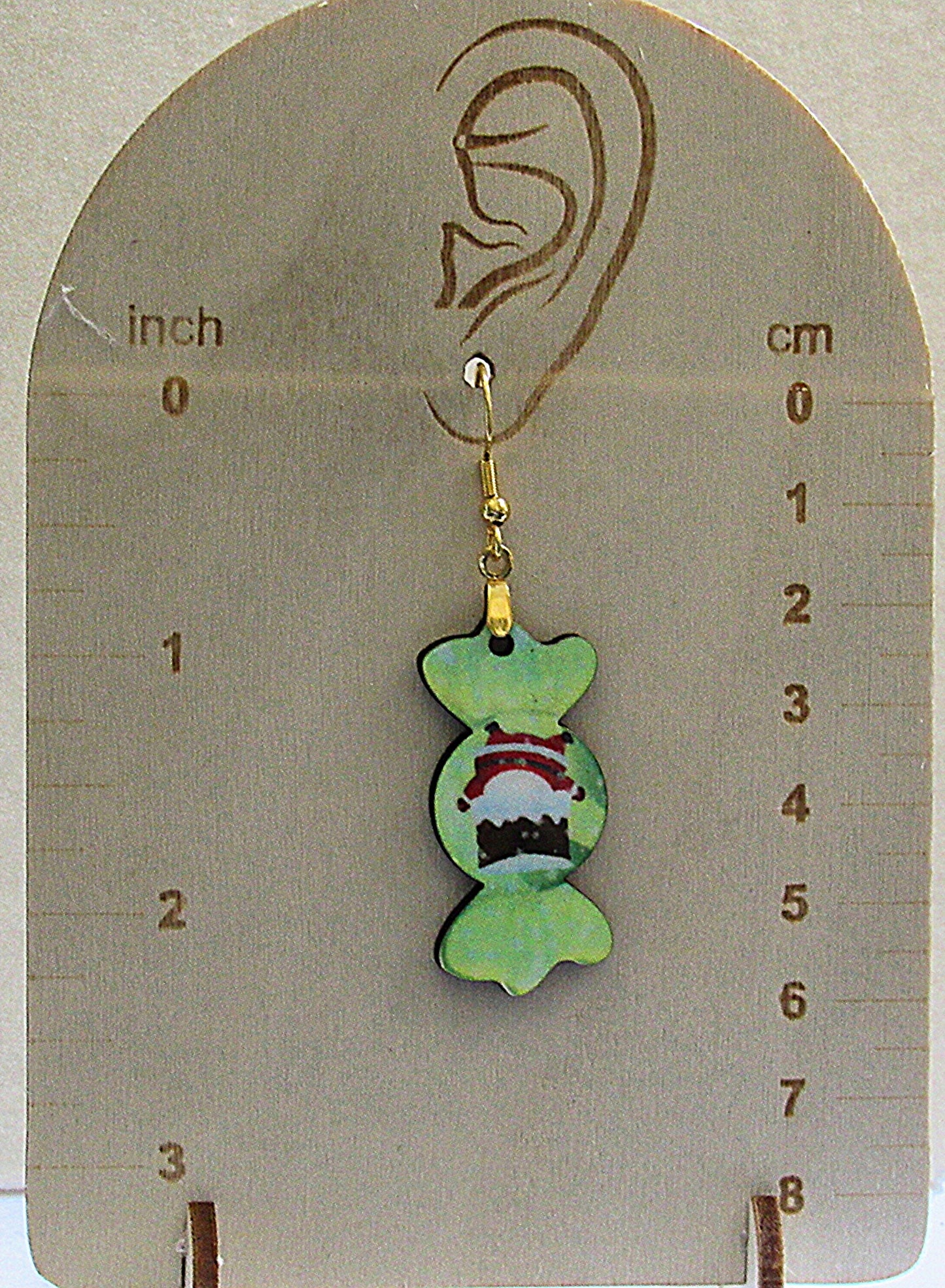 Candy Shaped Sublimated Earring