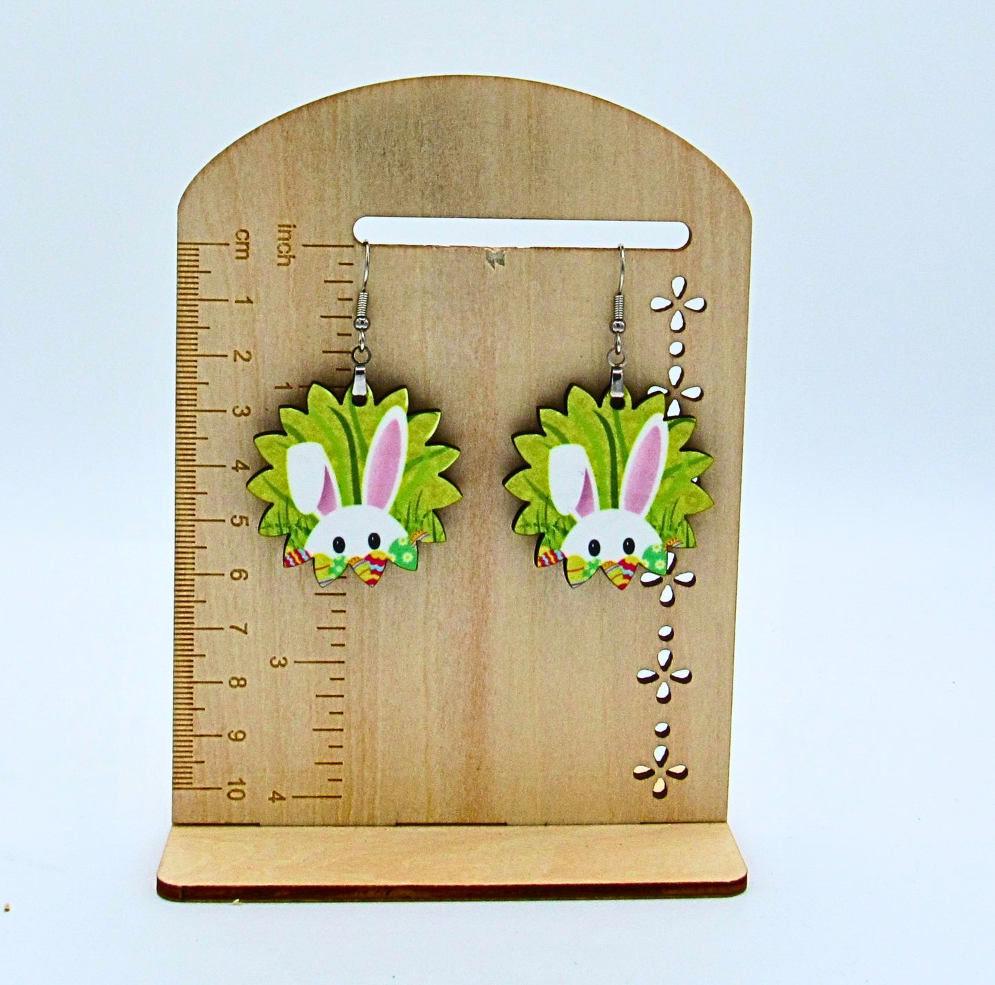 MDF-Sunflower Shaped Sublimated Earrings 1.5 inch