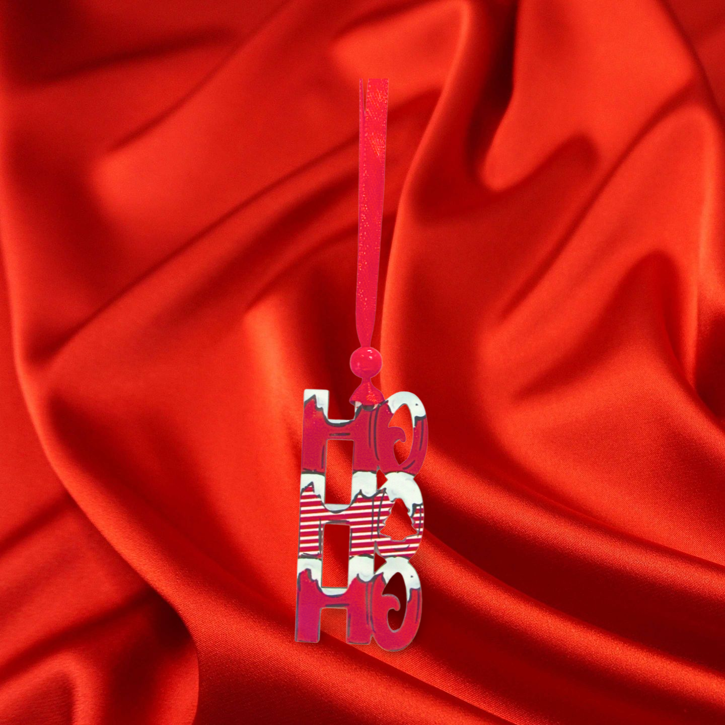 HOHOHO Shaped Sublimated Ornament