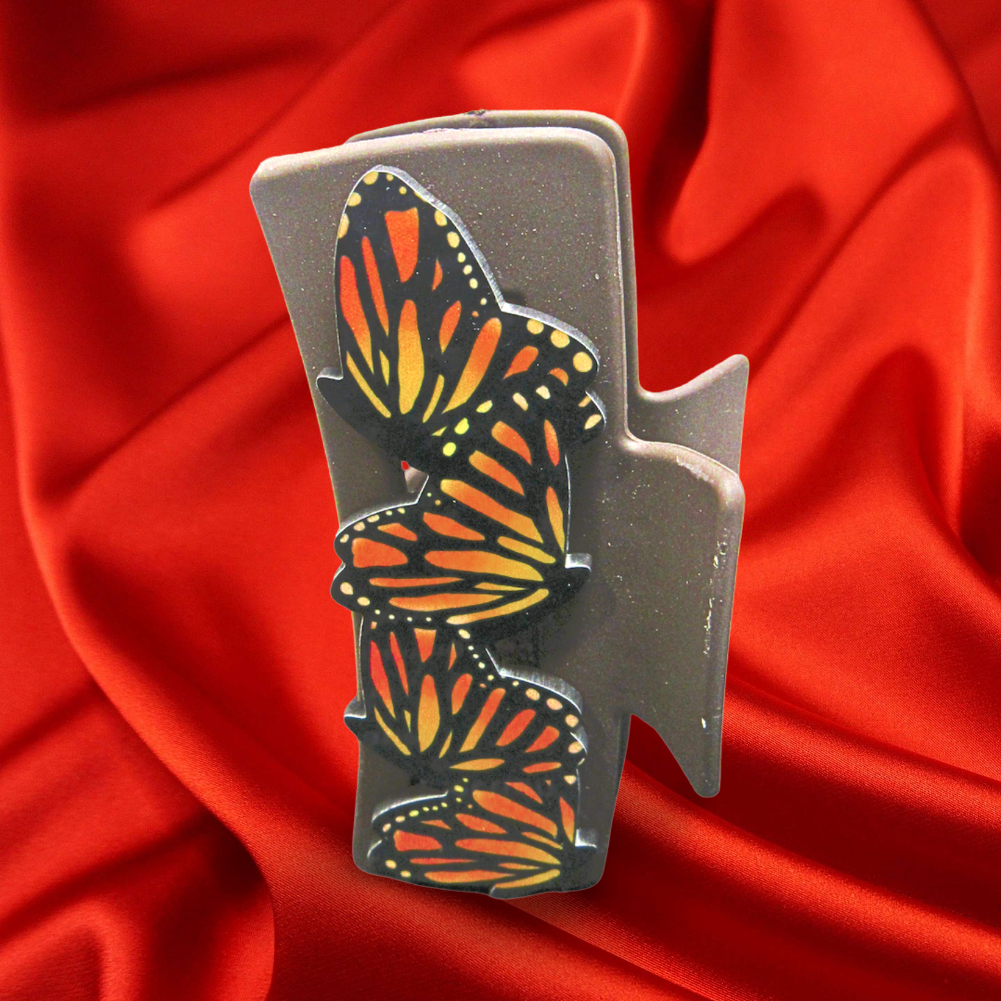 Butterfly Shaped Sublimated Hair Clip Large
