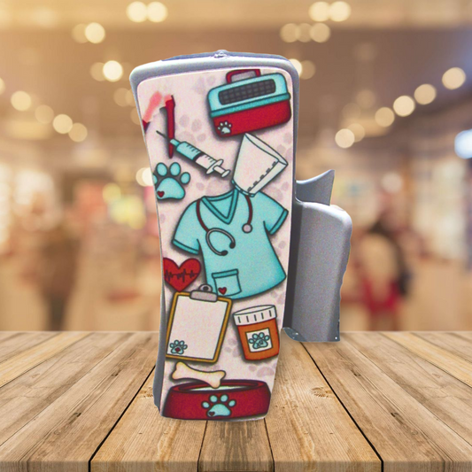 Vet Tech Themed  Sublimated Hair Clip MDF