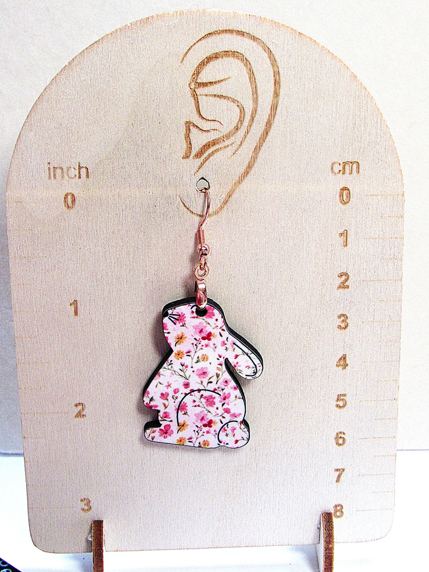 Bunny Shaped Sublimated Earrings