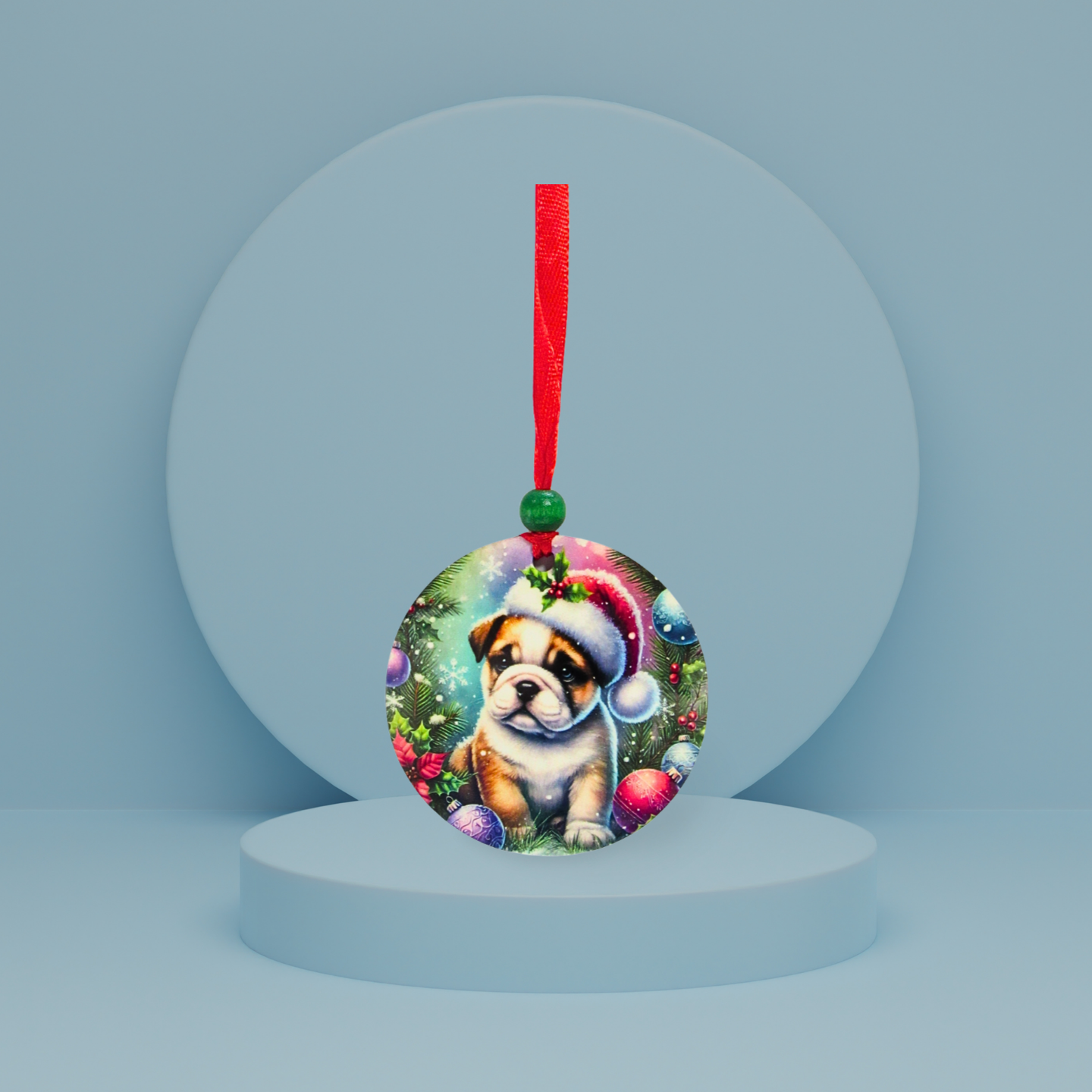 Round Shaped Sublimated Ornament