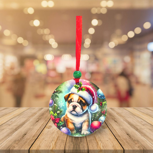 Round Shaped Sublimated Ornament