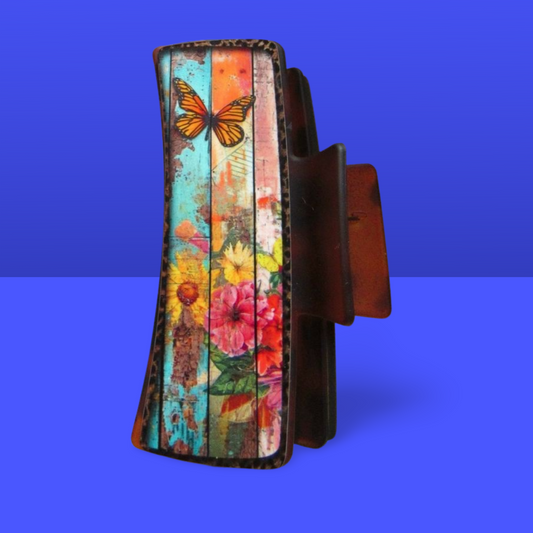 Large Sublimated Hair Claw Clip