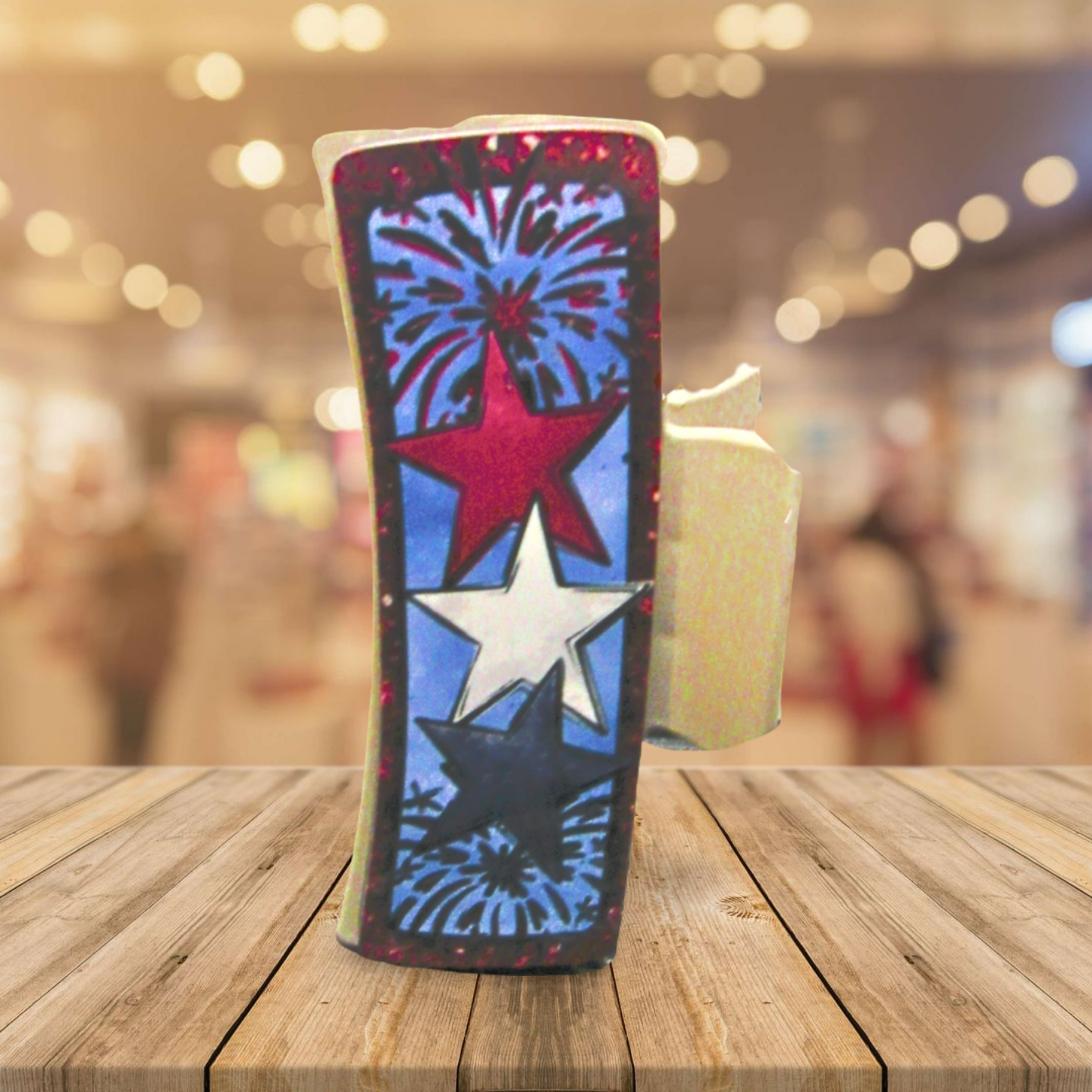 Patriotic Themed Sublimated Hair Clip MDF