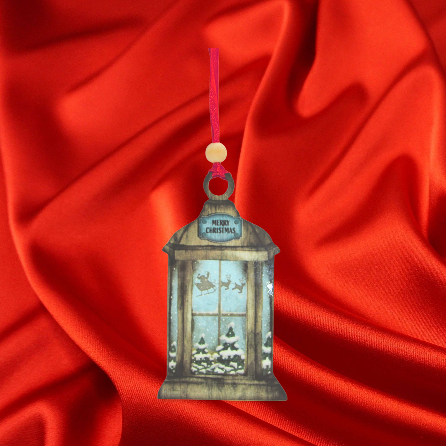 Lantern Shaped Sublimated Ornament