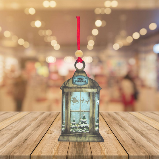 Lantern Shaped Sublimated Ornament
