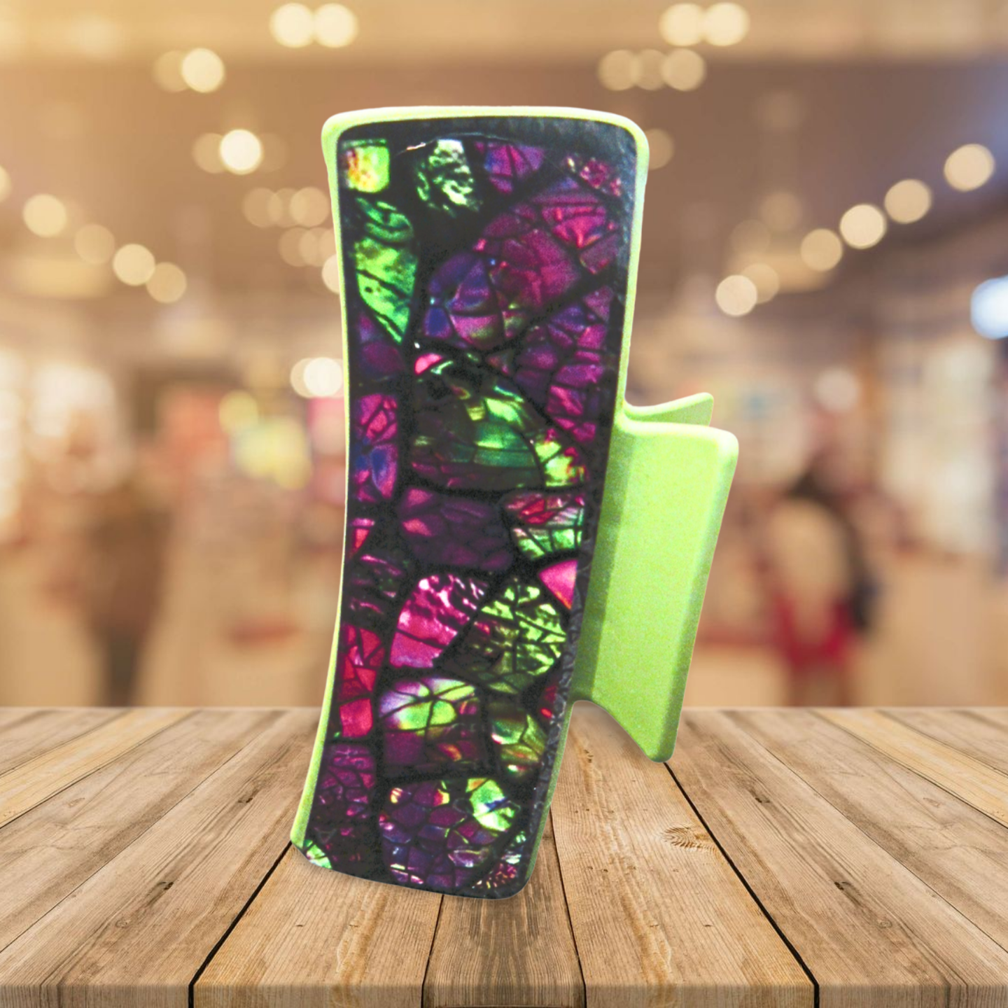 Gemstone Sublimated Large Hairclip