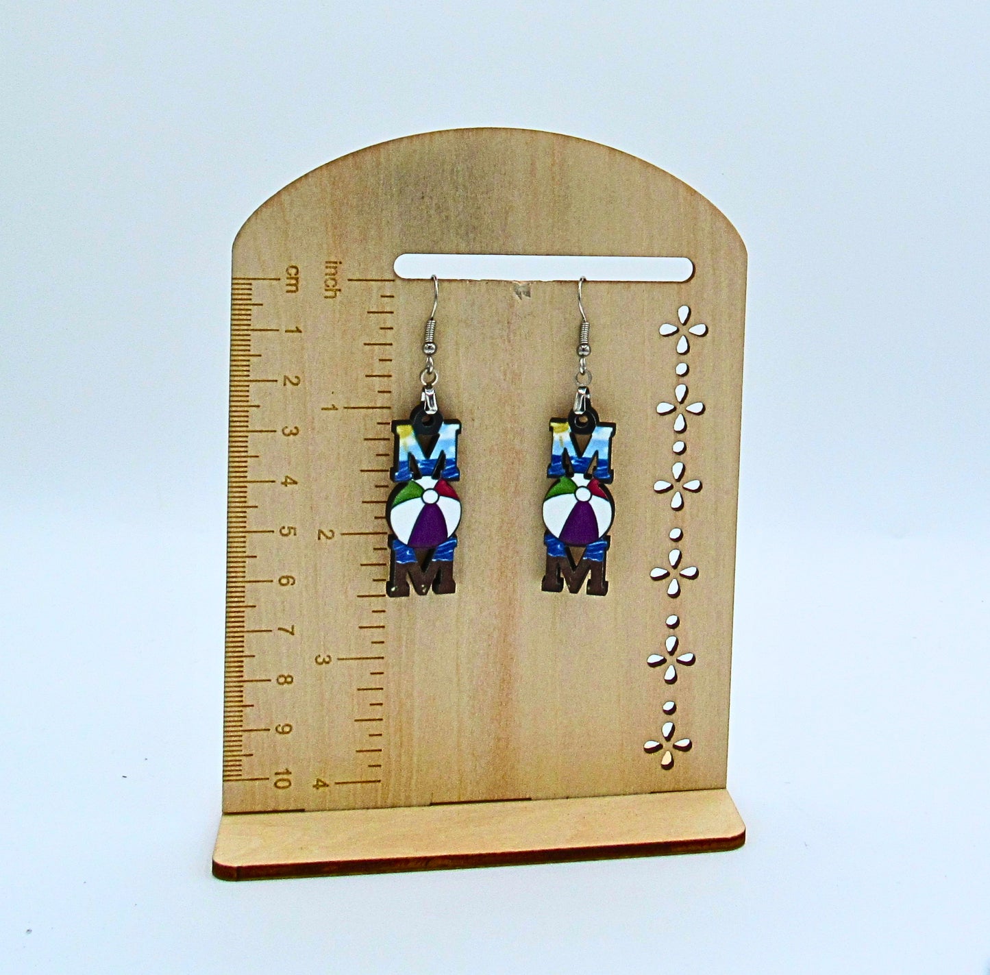 MDF-Mom Shaped Sublimated Earrings 1.5 inch