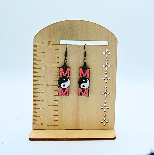MDF-Mom Shaped Sublimated Earrings 1.5 inch