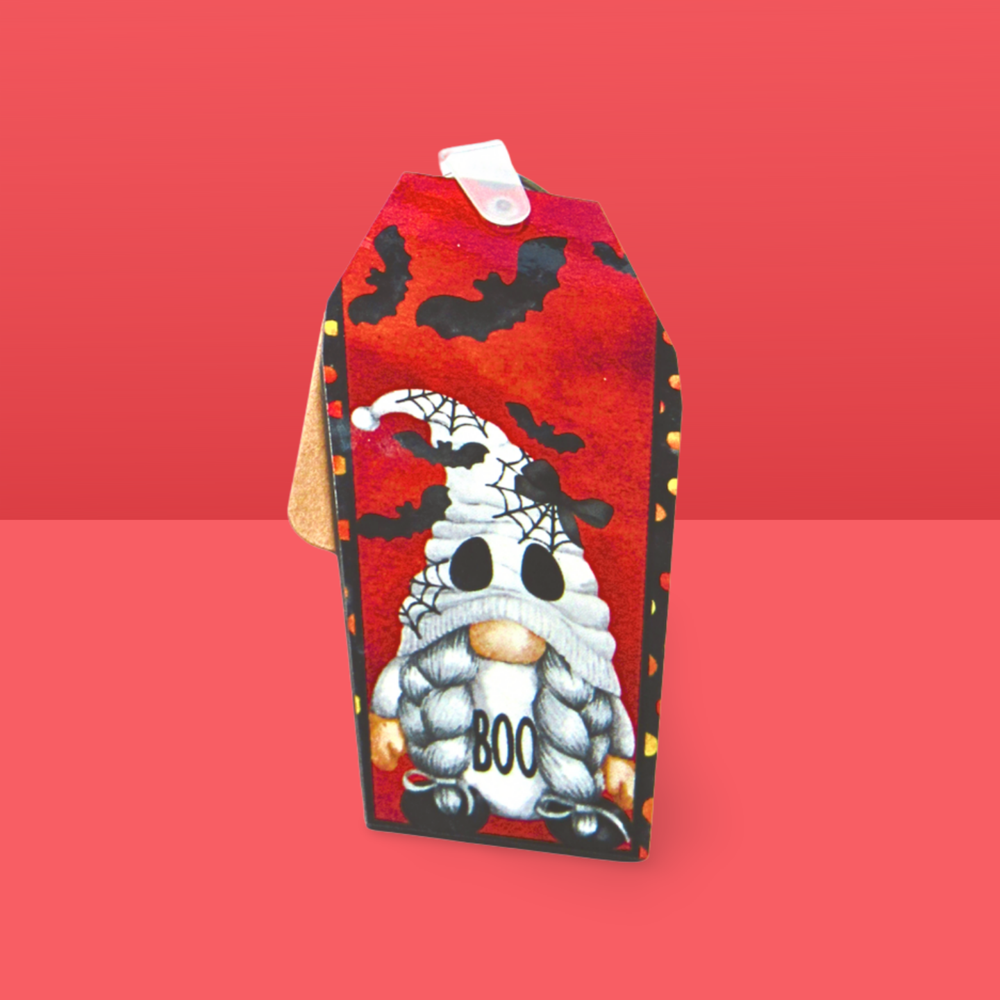 Coffin Shaped Sublimated Keychain