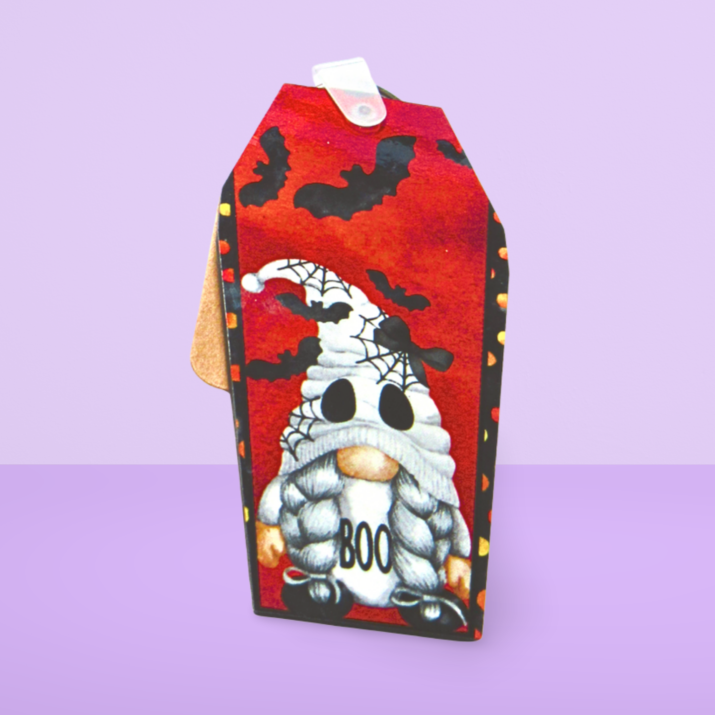 Coffin Shaped Sublimated Keychain