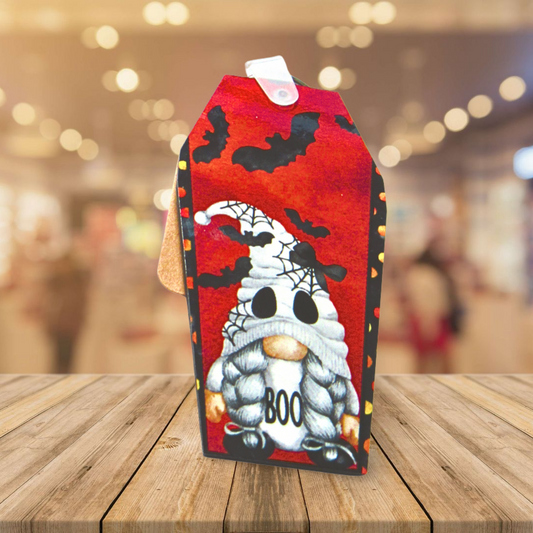 Coffin Shaped Sublimated Keychain