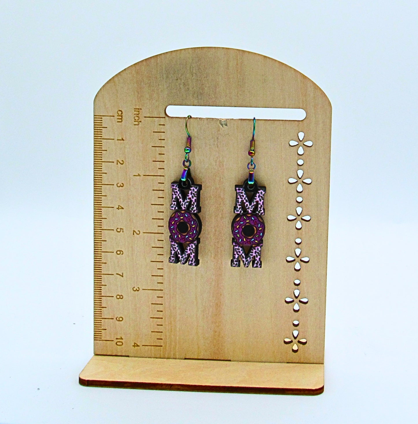 MDF-Mom Shaped Sublimated Earrings 1.5 inch