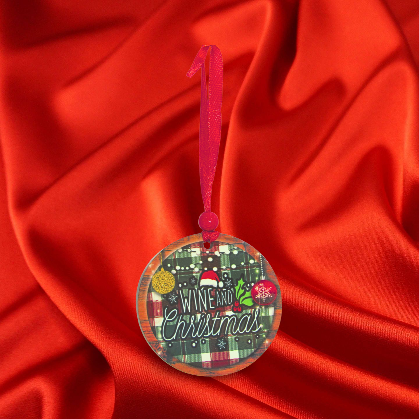 Round Shaped Sublimated Ornament