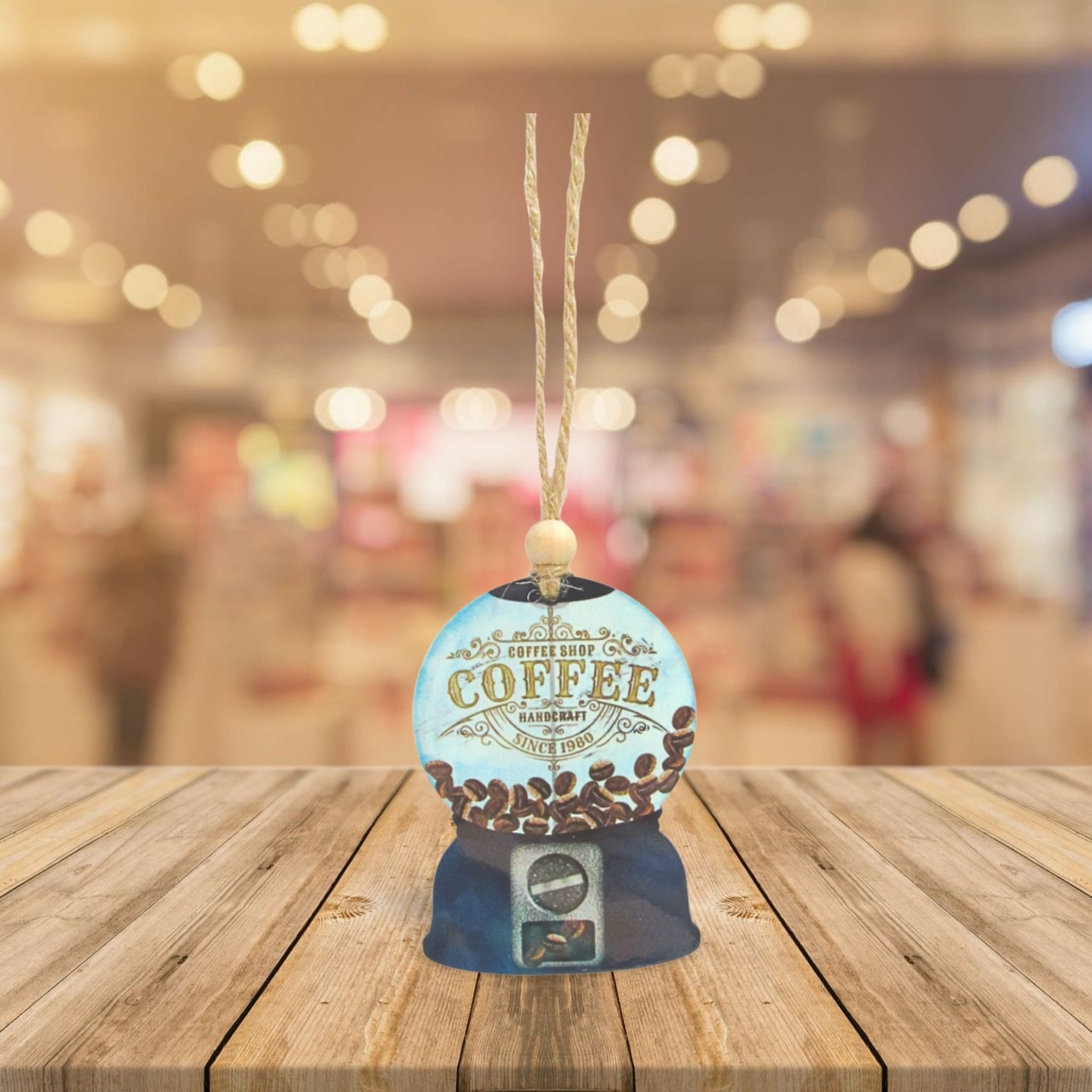 Snowglobe Shaped Sublimated Ornament