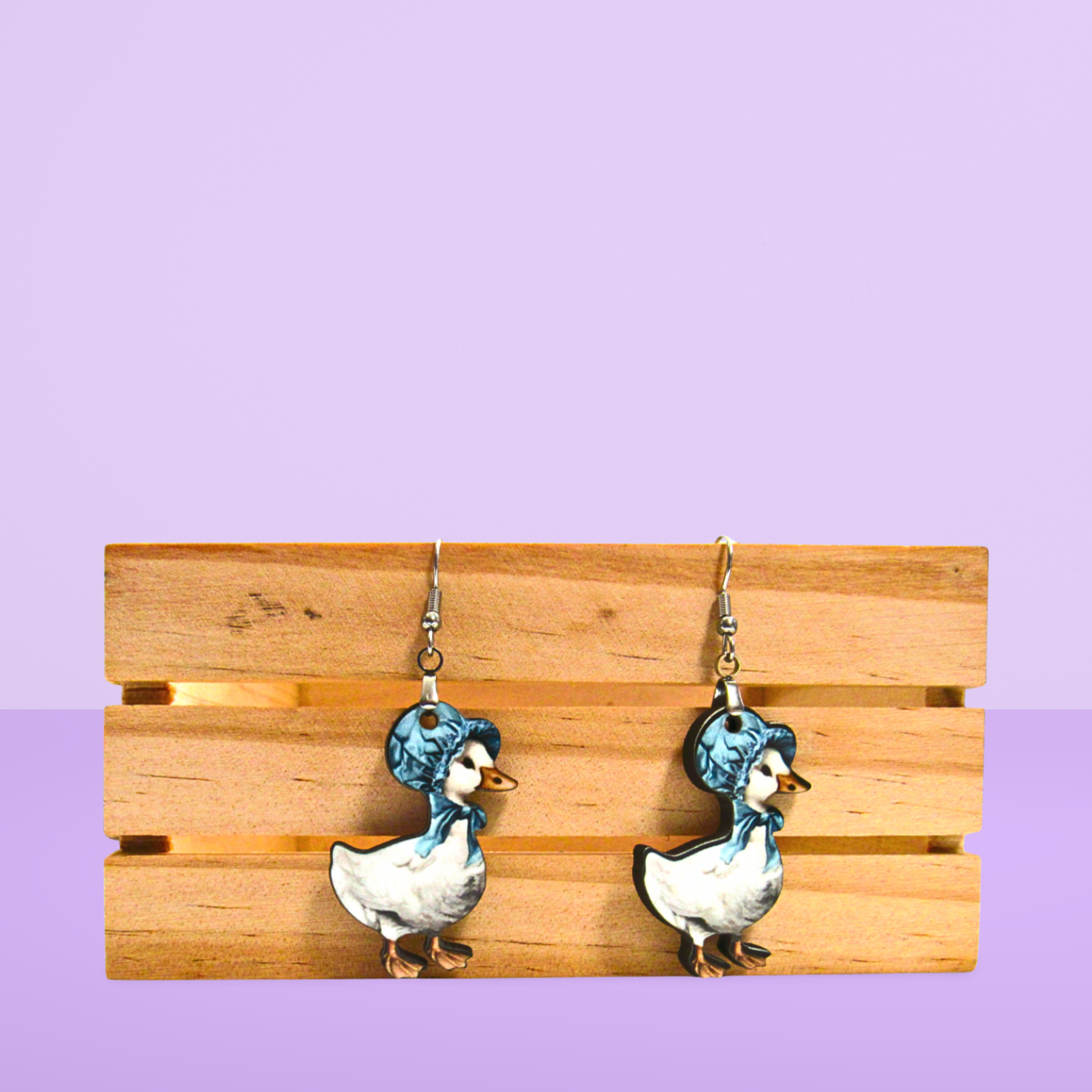 Goose Shaped Sublimated Earrings