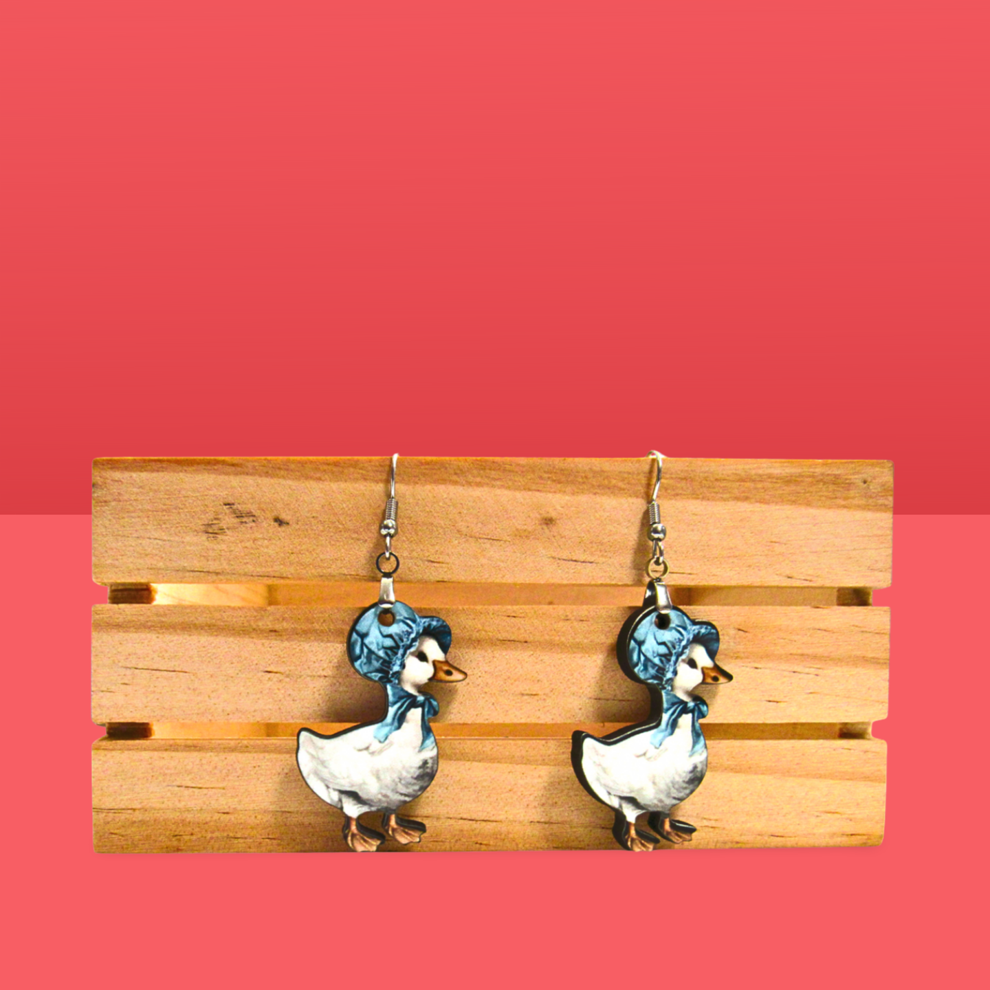 Goose Shaped Sublimated Earrings