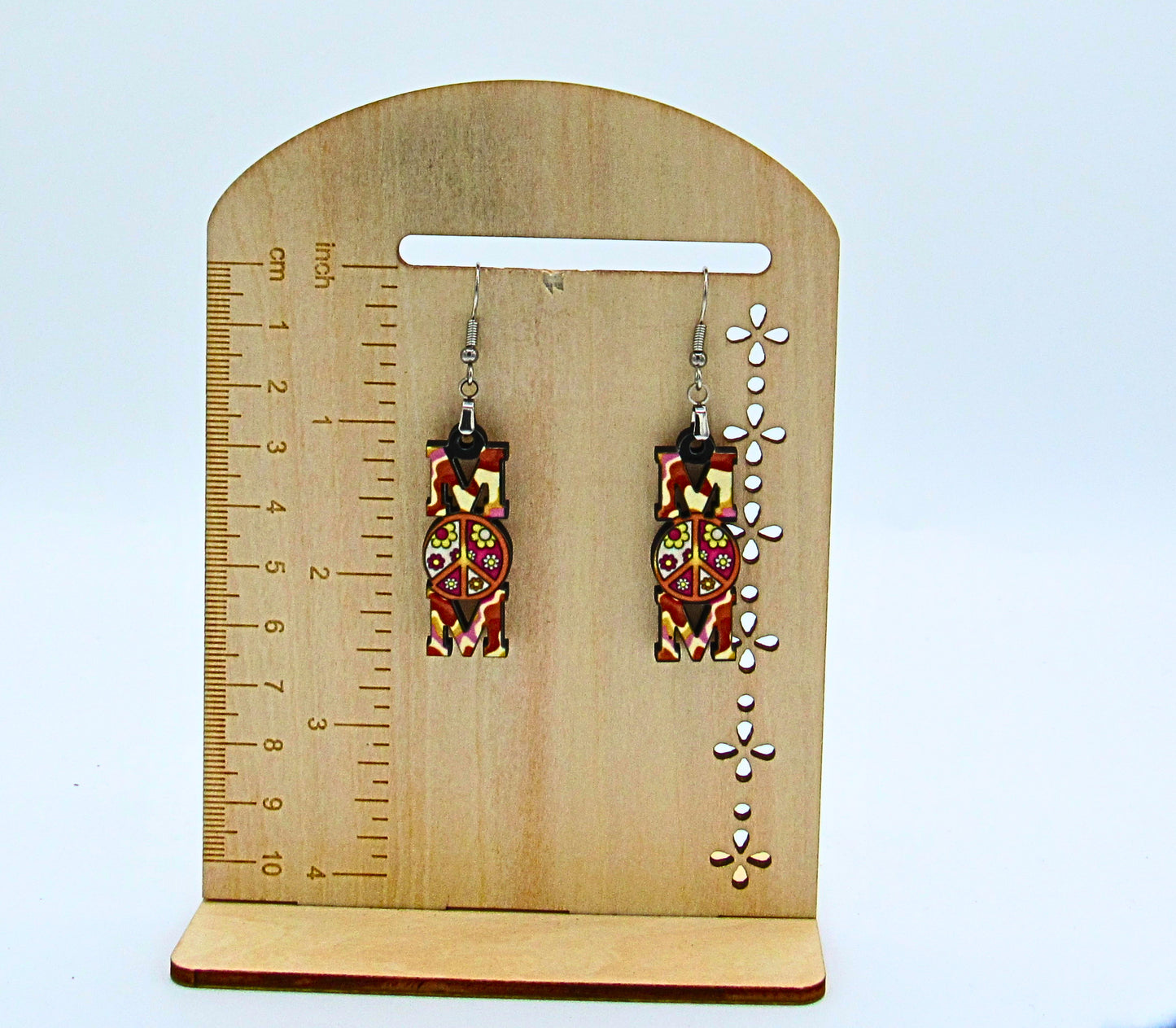 MDF-Mom Shaped Sublimated Earrings 1.5 inch