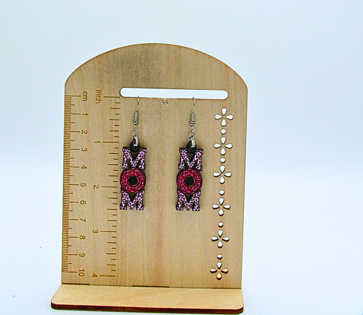 MDF-Mom Shaped Sublimated Earrings 1.5 inch