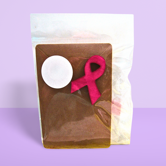 Breast Cancer Awareness Ribbon Shaped Sublimated Pin