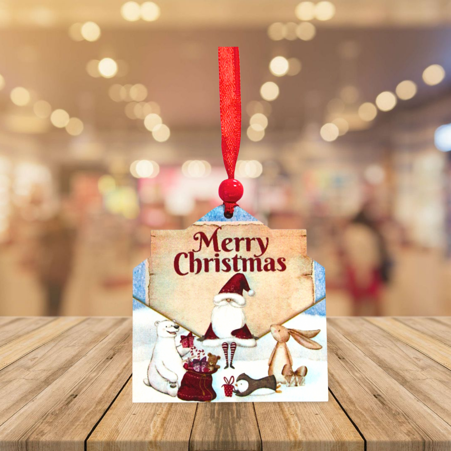 Letter Shaped Sublimated Ornament