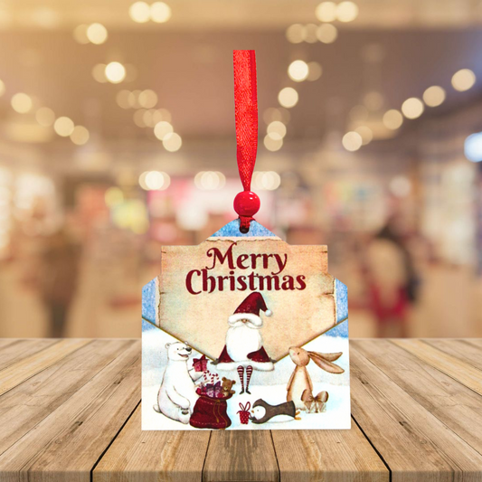 Letter Shaped Sublimated Ornament