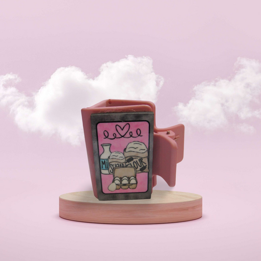 Small Sublimated Hair Clip