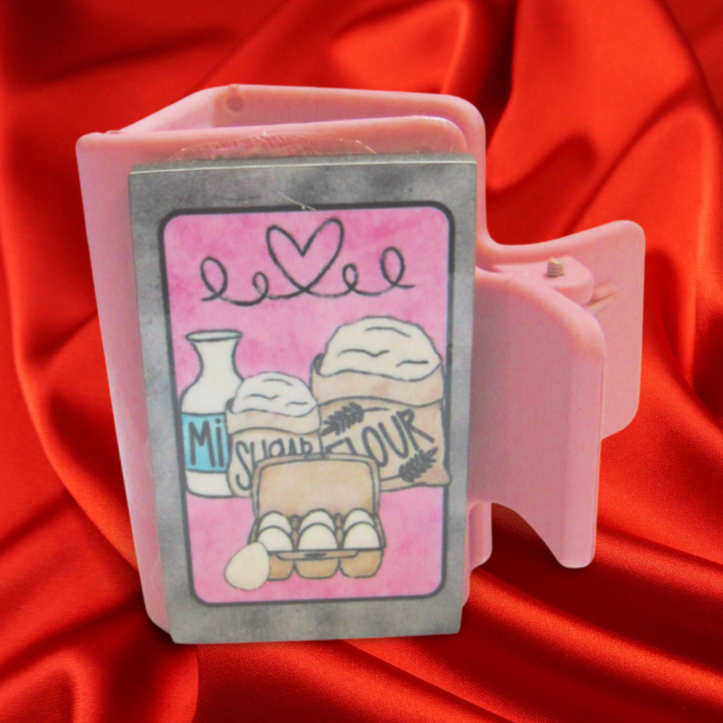 Small Sublimated Hair Clip