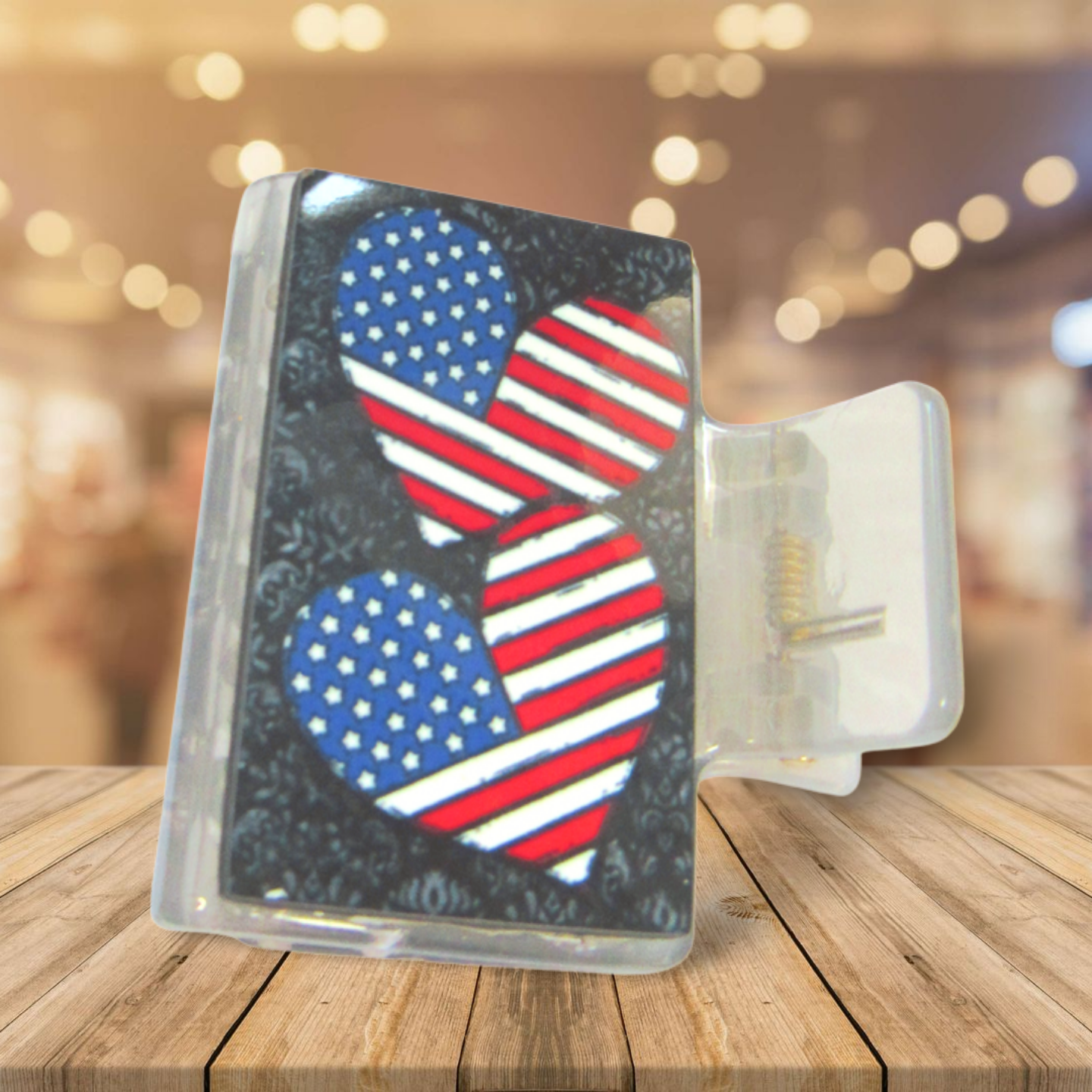 Small Sublimated Hair Clip 2 inch