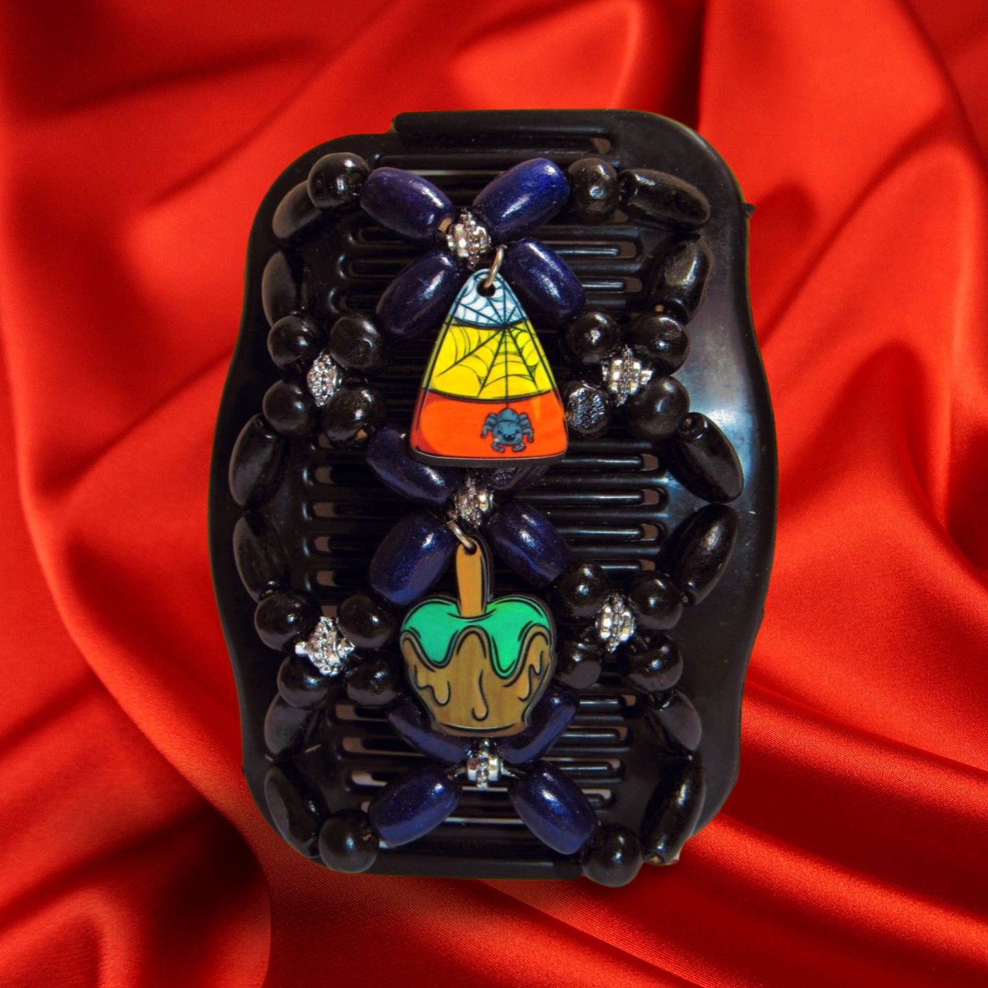 Double Comb Hair Clip With Sublimated Interchangeable Charms