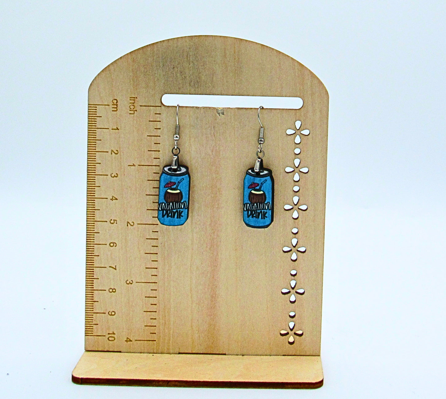 MDF-Soda Can Shaped Sublimated Earrings 1 inch