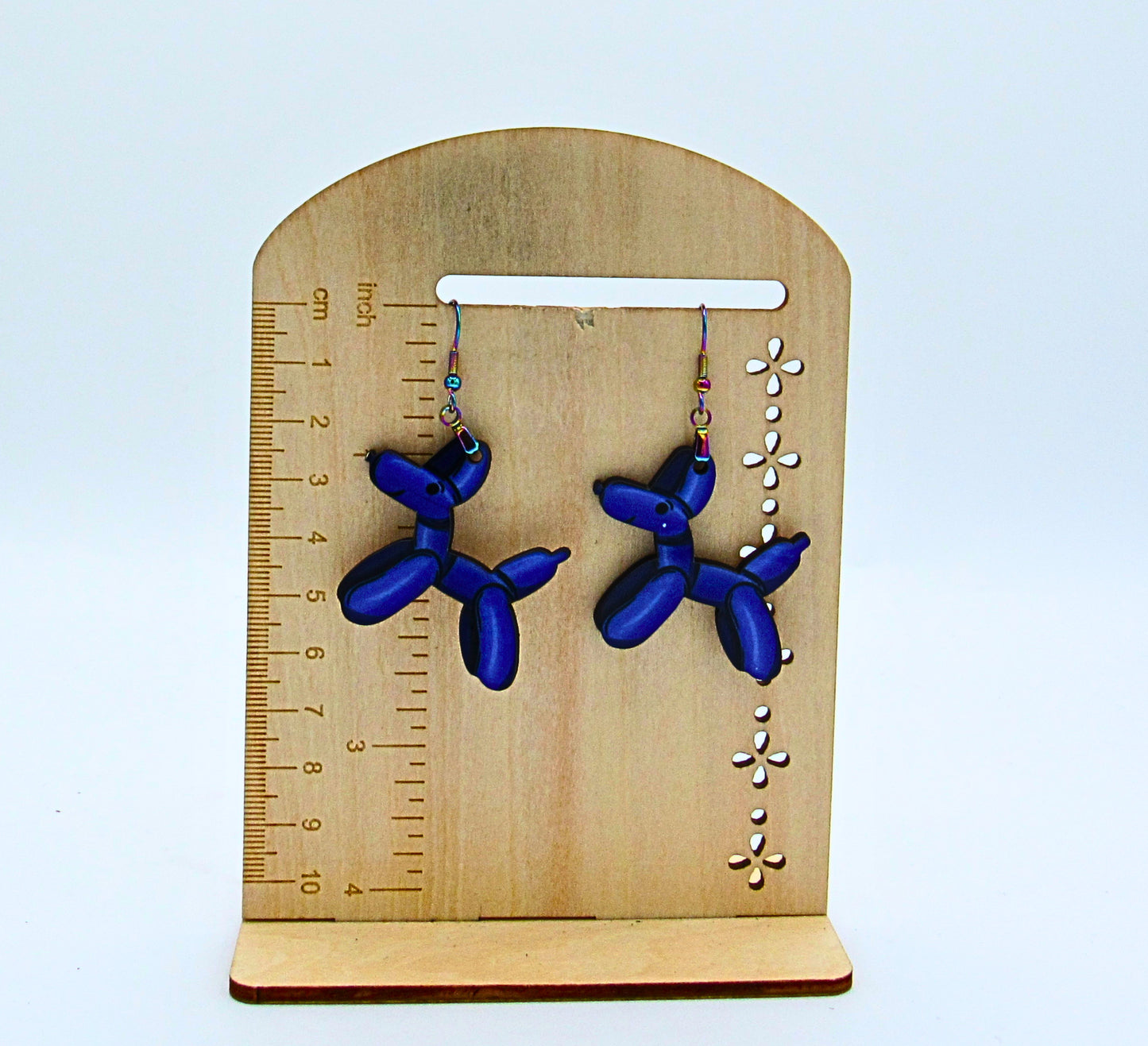 MDF-Dog Balloon Shaped Sublimated Earrings 1.5 inch