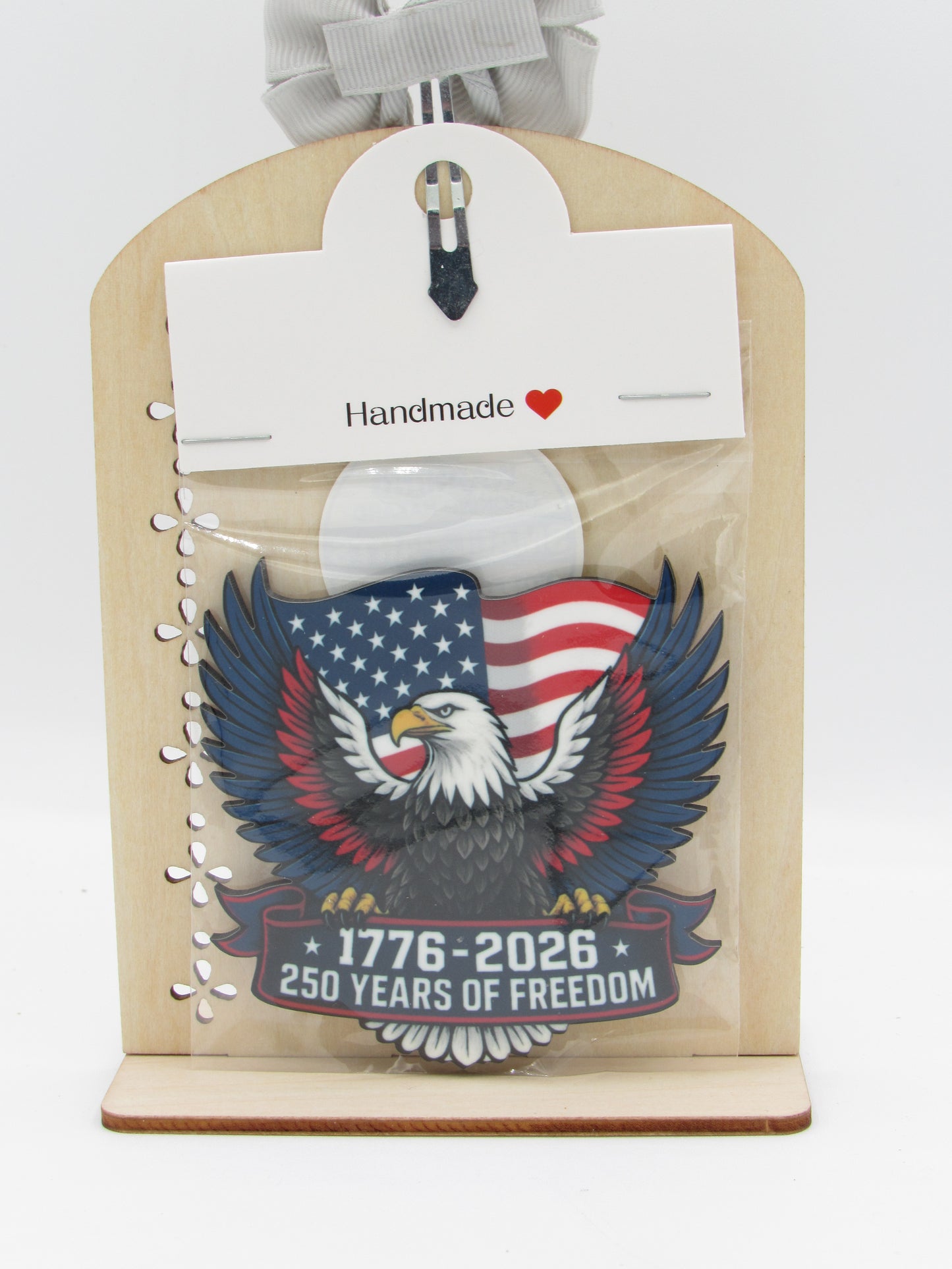Eagle Car Vent Clip Patriotic Auto Accessory Handcrafted