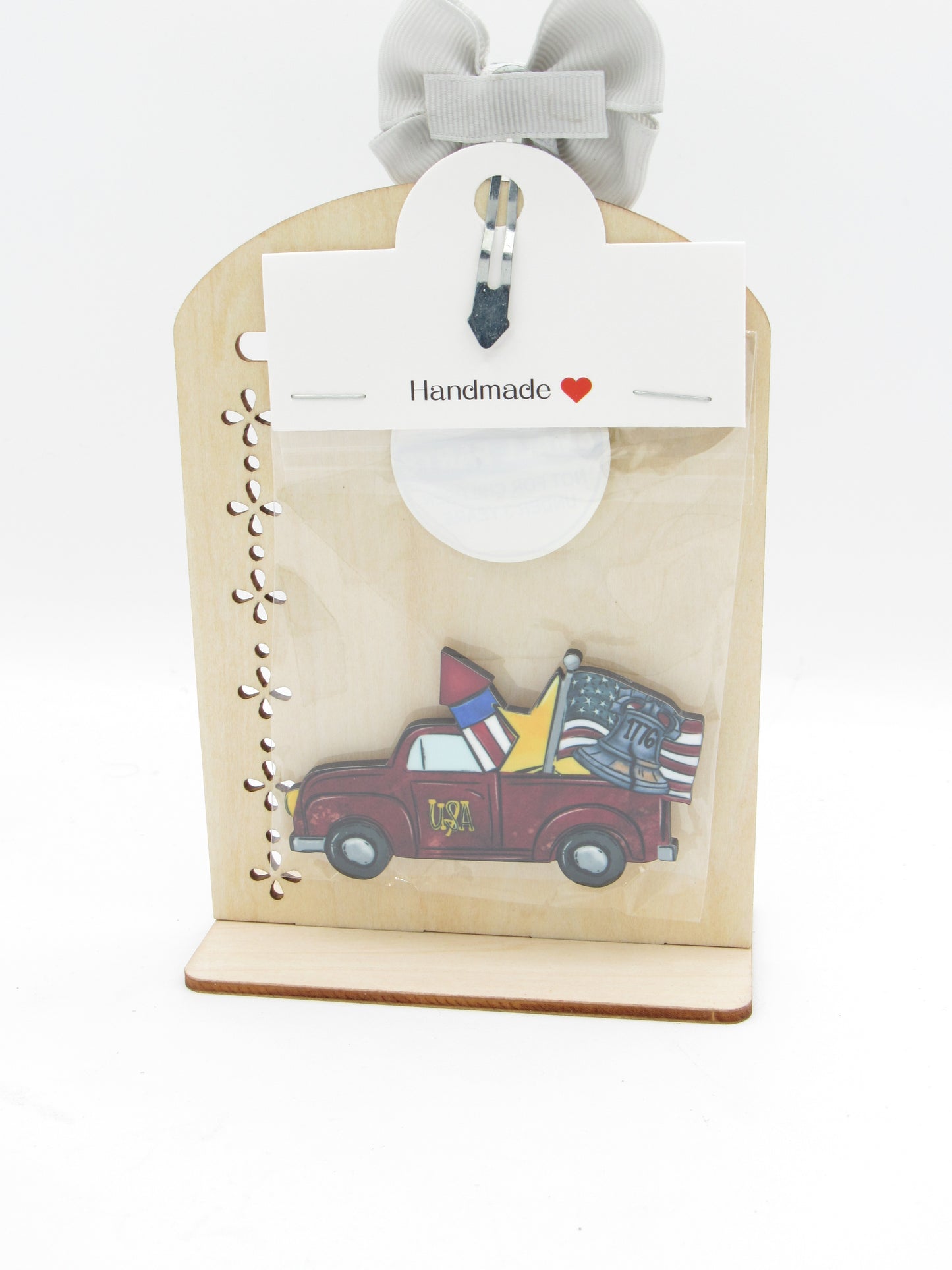 Handcrafted American Truck Fridge Magnet