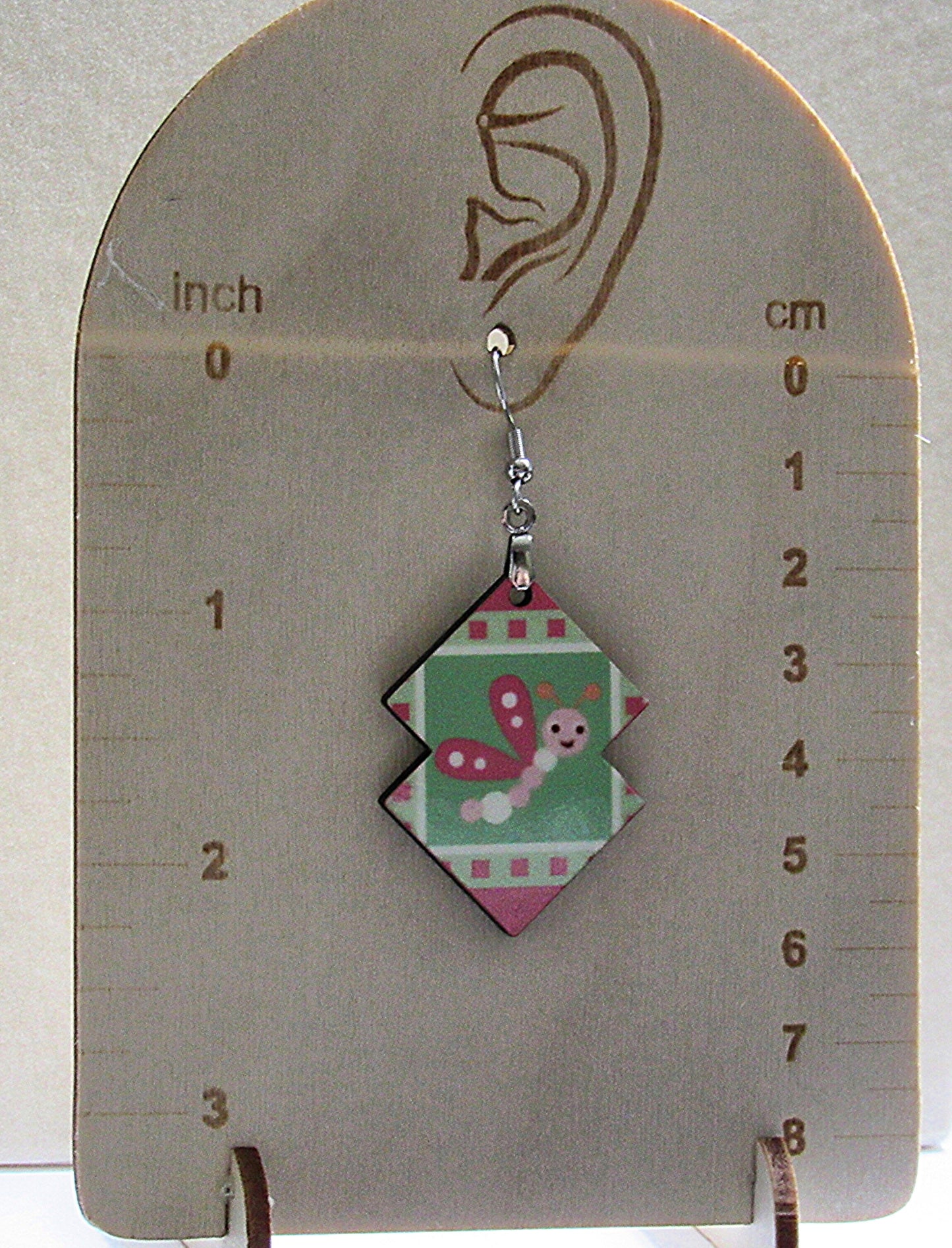 Double Boho Shaped Sublimated Earrings