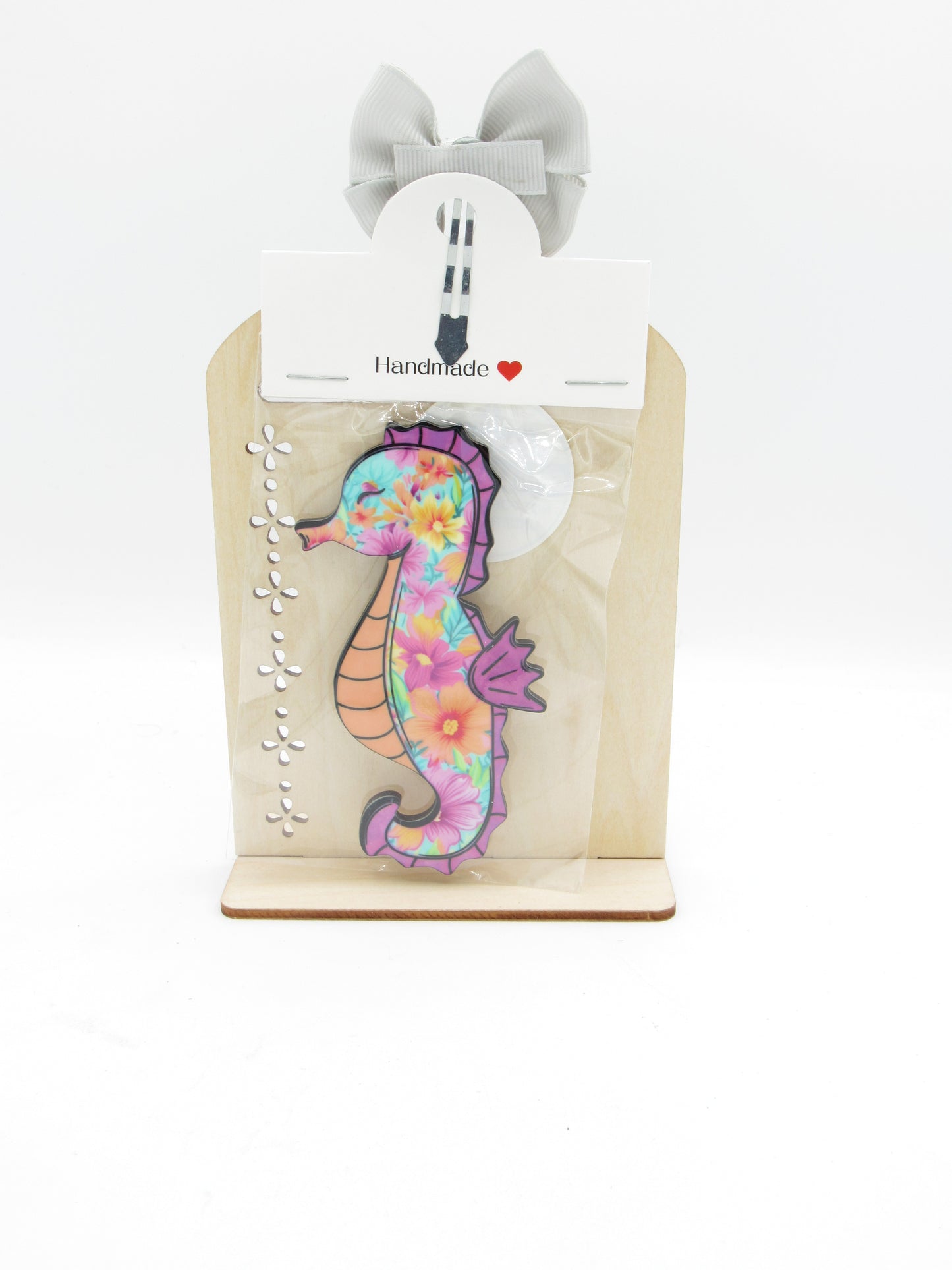 Seahorse Sublimation Magnet MDF, Handcrafted Coastal Fridge Magnet