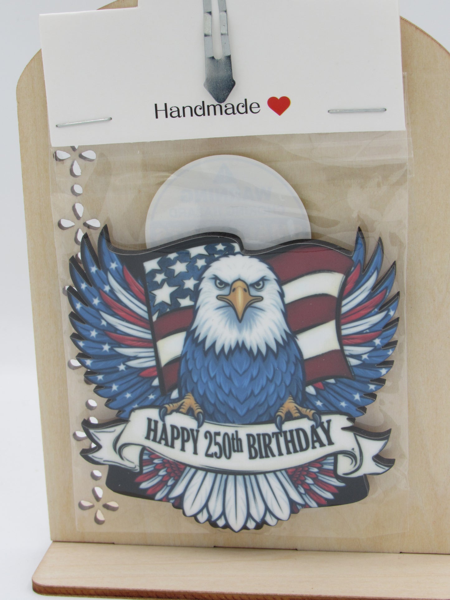 Eagle Car Vent Clip Patriotic Auto Accessory Handcrafted