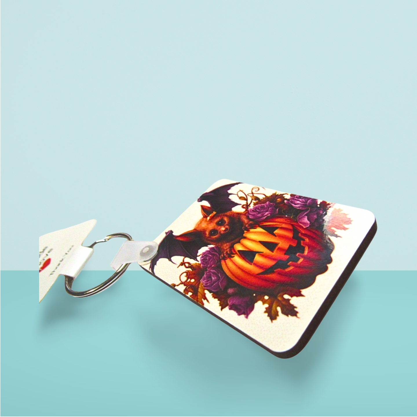 Rectangle Shaped Sublimated Keychain