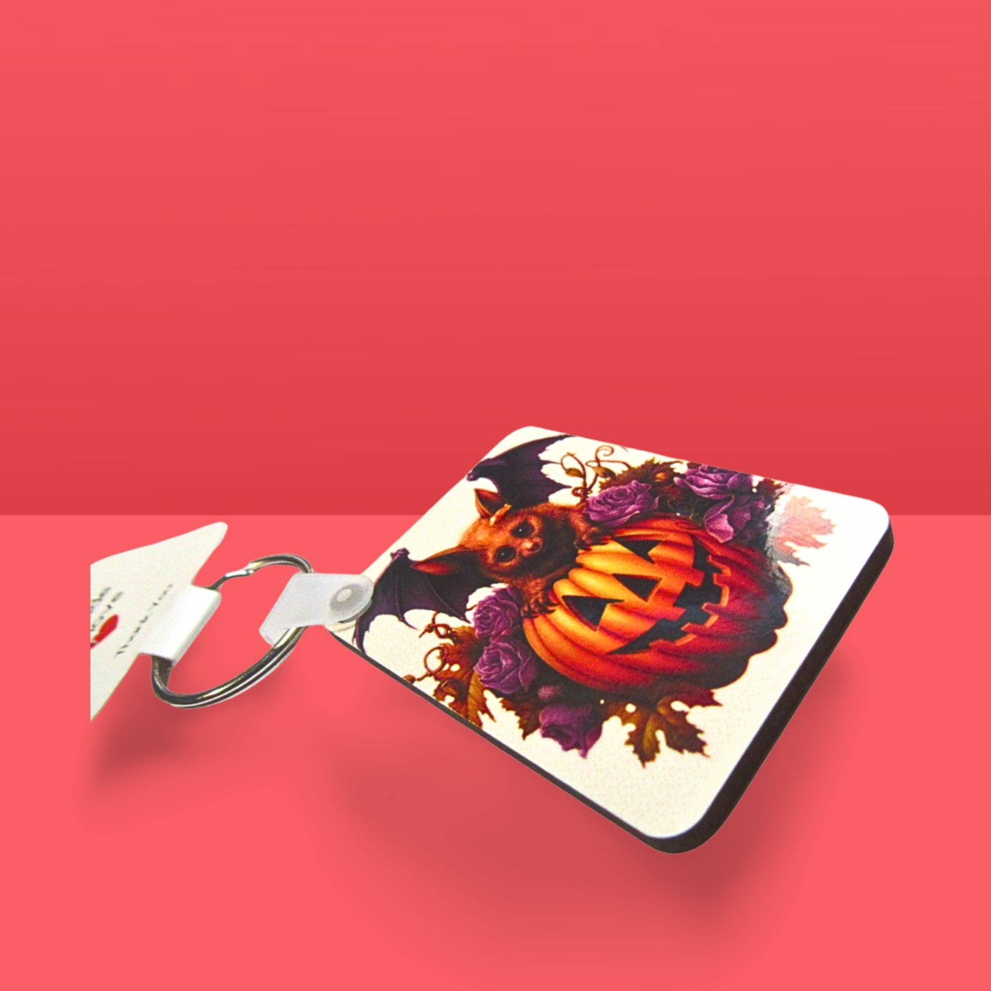 Rectangle Shaped Sublimated Keychain