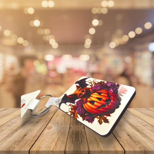 Rectangle Shaped Sublimated Keychain