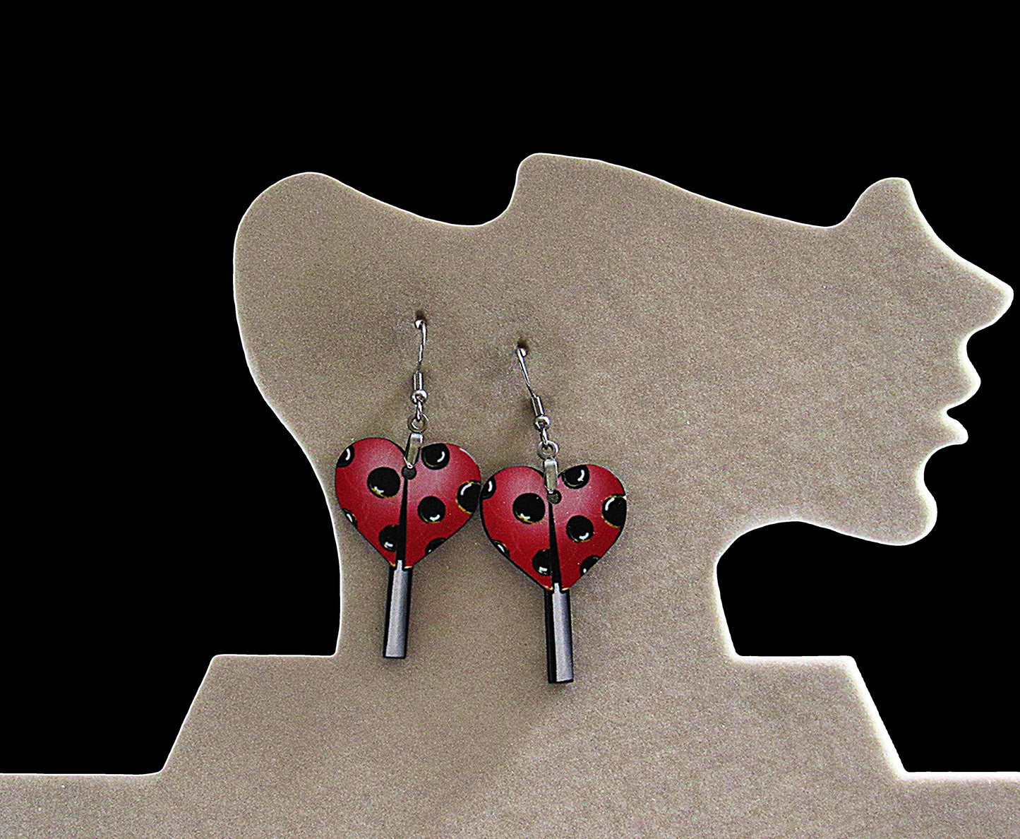 Sucker Shaped Sublimated Earrings