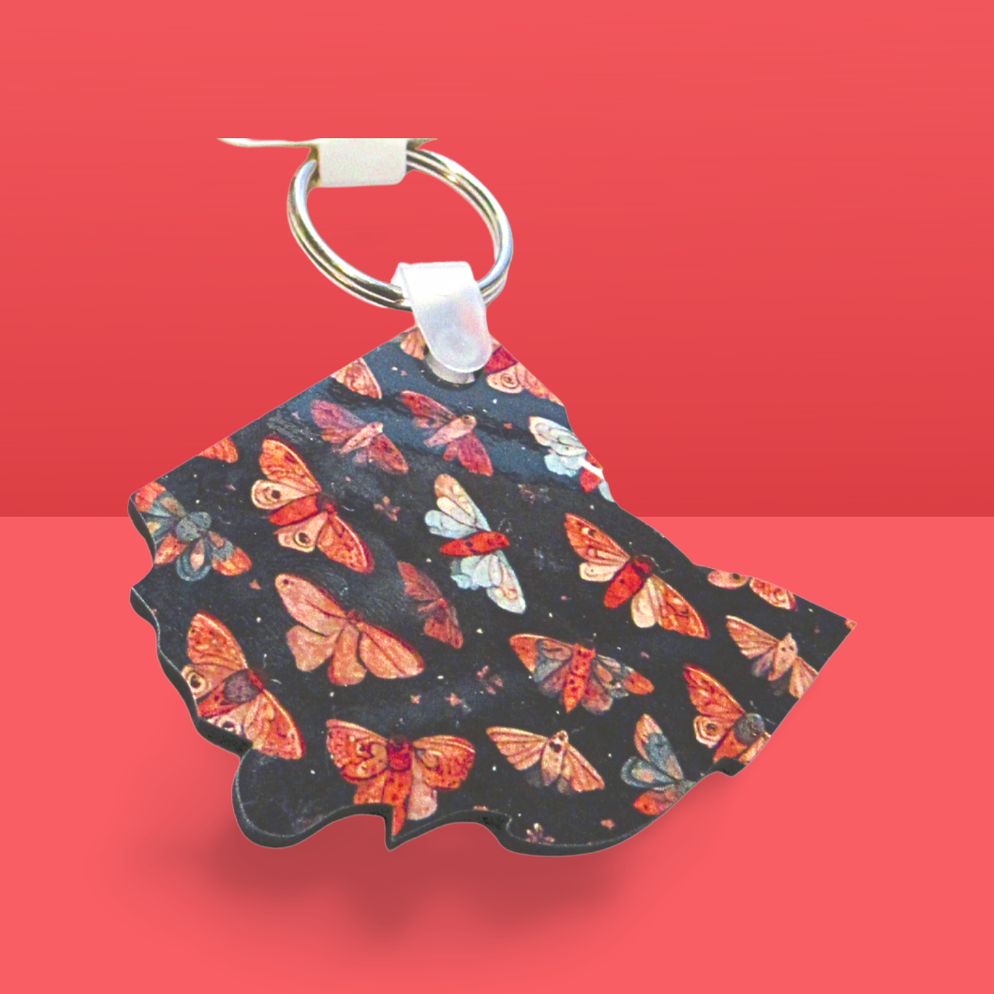 Ohio Shaped Sublimated Keychain