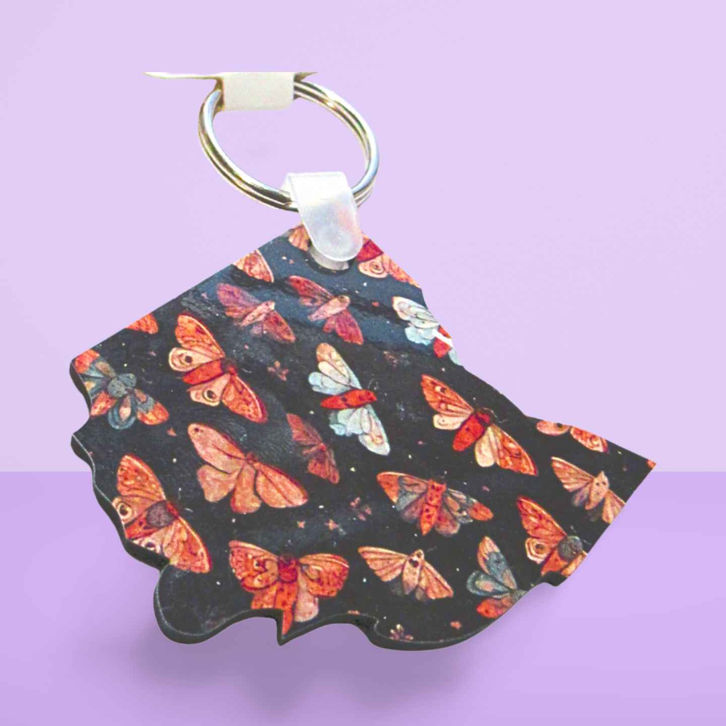 Ohio Shaped Sublimated Keychain