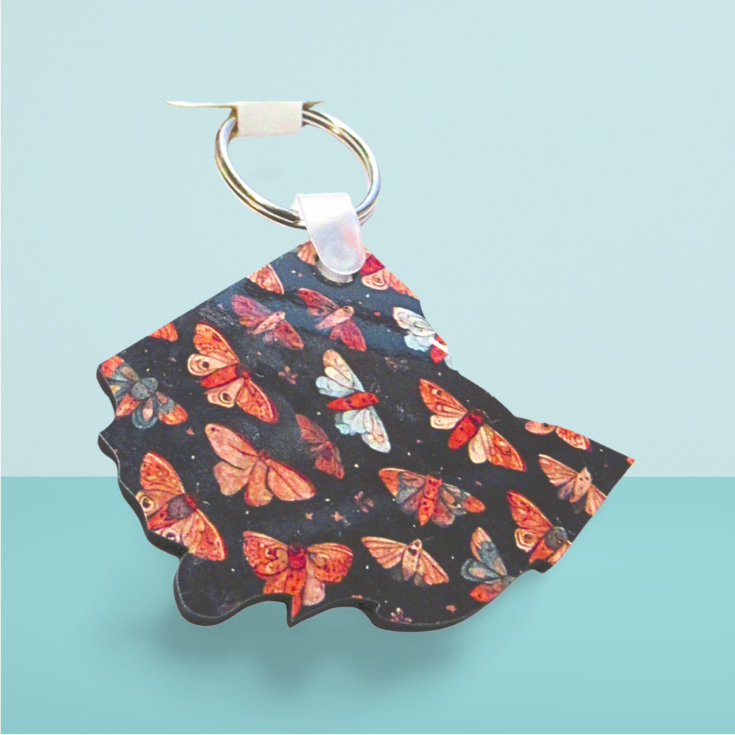 Ohio Shaped Sublimated Keychain