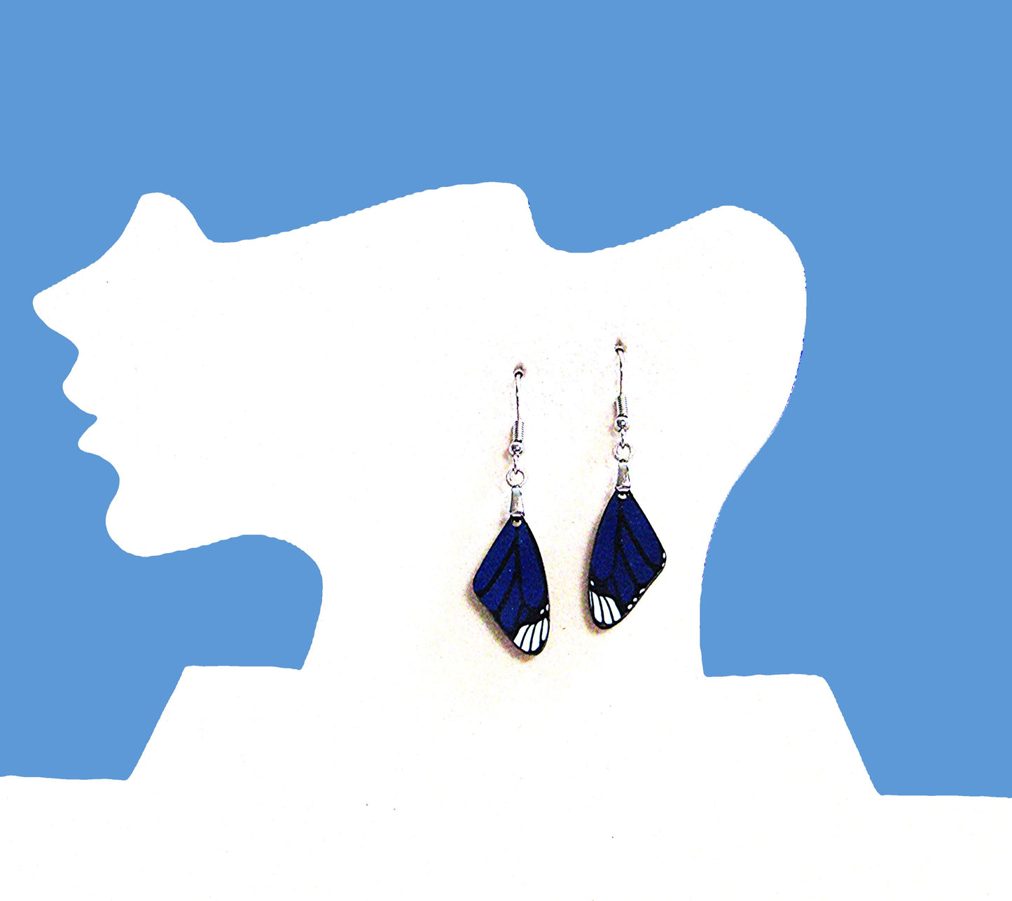 Wing Shaped Sublimated Earring