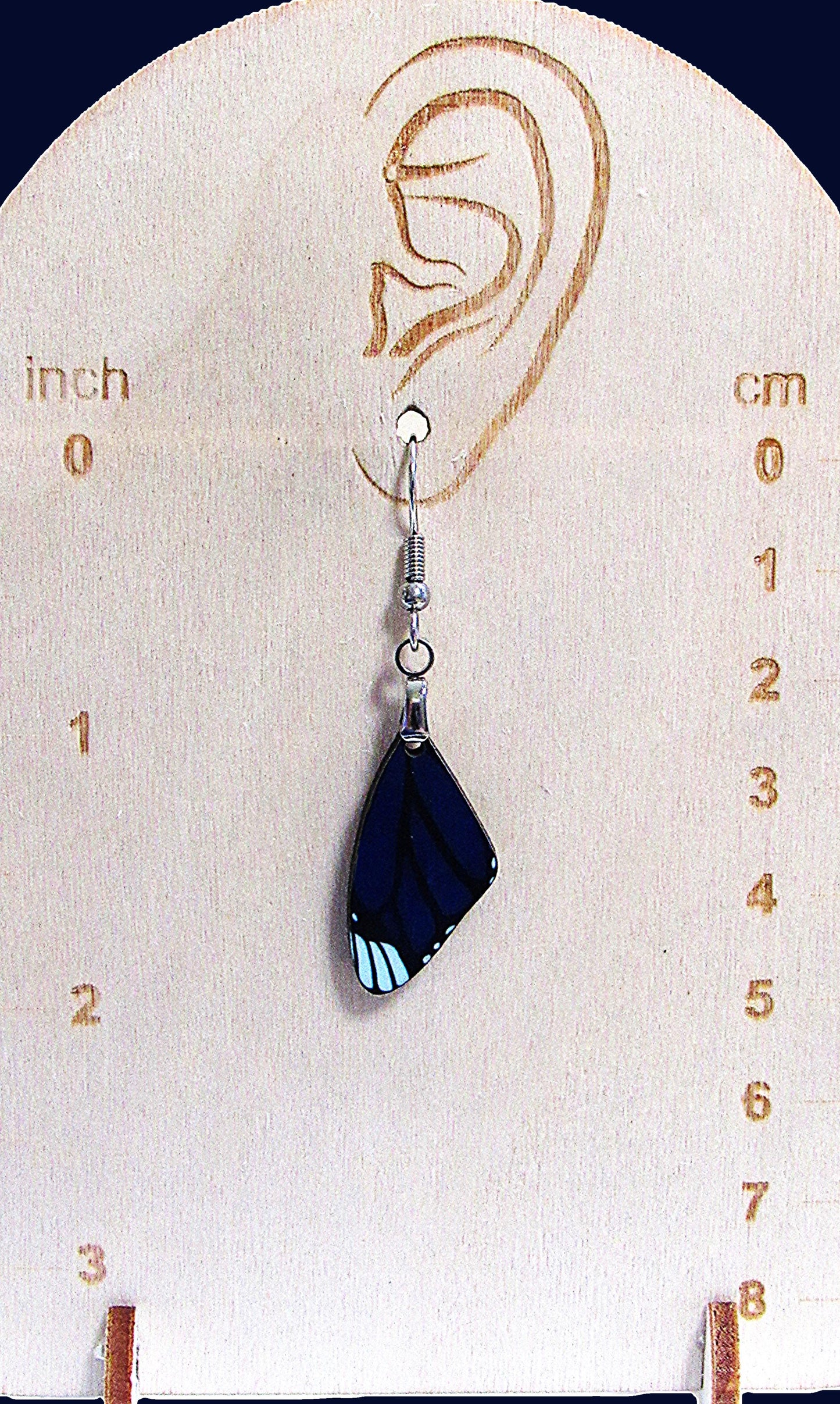 Wing Shaped Sublimated Earring